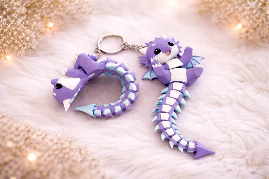 Mô hình Rồng Flexi Baby siêu cưng / Móc khóa - Image 6