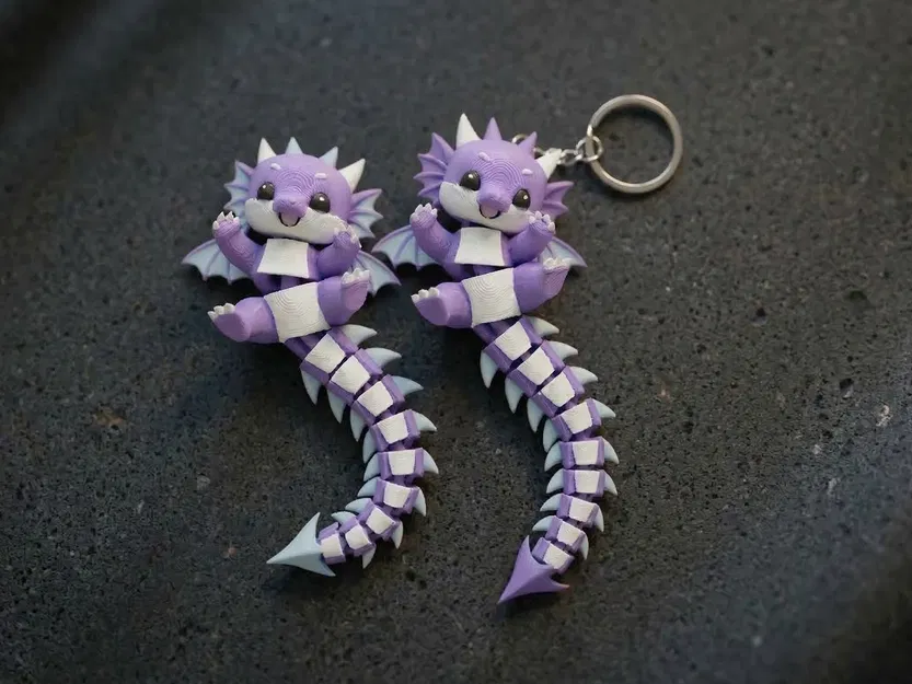 Mô hình Rồng Flexi Baby siêu cưng / Móc khóa - Image 7