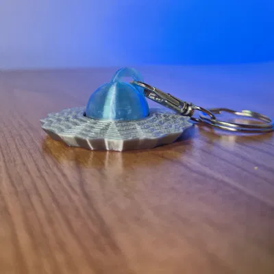 Móc khóa UFO Fidget Spinner