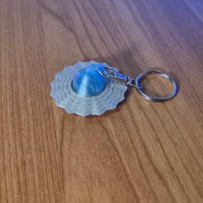 Móc khóa UFO Fidget Spinner