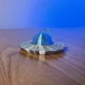 Móc khóa UFO Fidget Spinner - Thumbnail 3
