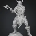 Mô hình Berserker of the North - Chiến binh Viking 3D in ấn tượng - Thumbnail 1