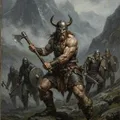 Mô hình Berserker of the North - Chiến binh Viking 3D in ấn tượng - Thumbnail 2