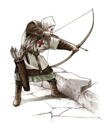 Mô hình 3D Crusader Archer - Cung thủ Thập tự chinh độc đáo - Image 2