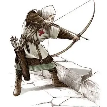 Mô hình 3D Crusader Archer - Cung thủ Thập tự chinh độc đáo