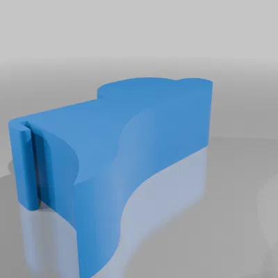 Ngàm đỡ tấm che khoang hành lý cho Renault Megane 3 (In 3D)