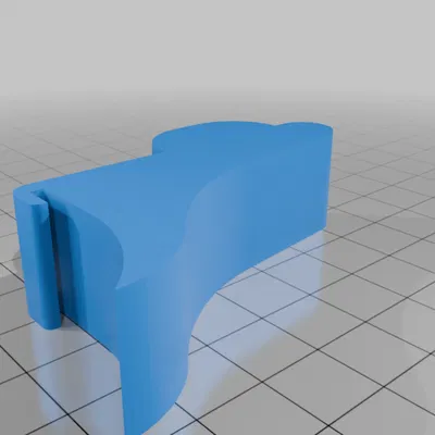 Ngàm đỡ tấm che khoang hành lý cho Renault Megane 3 (In 3D)