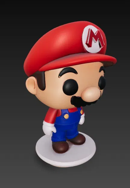 Mô hình Super Mario phong cách Funko Pop in 3D siêu đáng yêu - Image 2