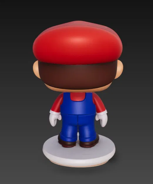 Mô hình Super Mario phong cách Funko Pop in 3D siêu đáng yêu - Image 3