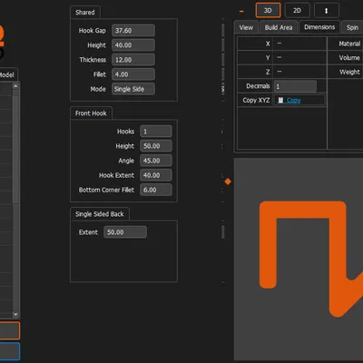 Móc treo đồ 3D tùy chỉnh gắn cửa - Tiện lợi, bền bỉ và dễ sử dụng