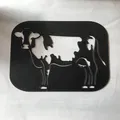 Pochoir bò sữa - Stencil hình chú bò - Thumbnail 2