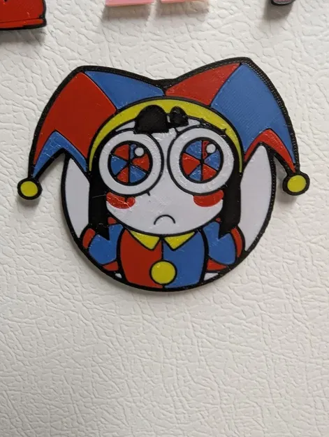 Mô hình móc khóa Pomni Digital Circus - File in 3D chất lượng cao - Image 1