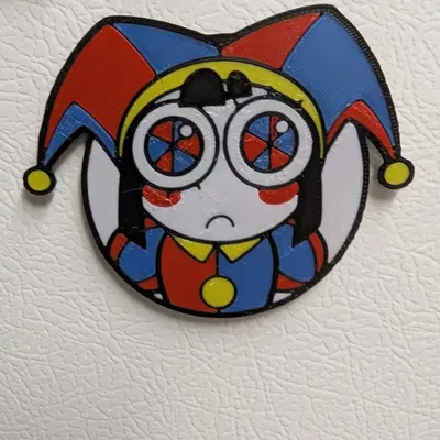 Mô hình móc khóa Pomni Digital Circus - File in 3D chất lượng cao