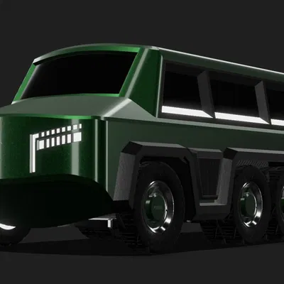 CL1M12 - Xe Vận Tải Quân Sự Bọc Thép 6x6 Off-Road