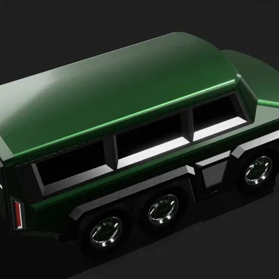 CL1M12 - Xe Vận Tải Quân Sự Bọc Thép 6x6 Off-Road