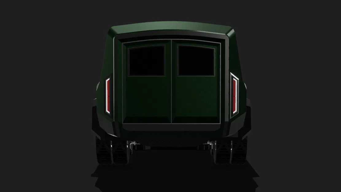 CL1M12 - Xe Vận Tải Quân Sự Bọc Thép 6x6 Off-Road - Image 4