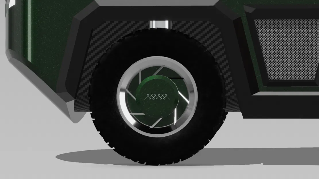 CL1M12 - Xe Vận Tải Quân Sự Bọc Thép 6x6 Off-Road - Image 13