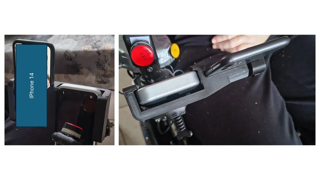 Giá đỡ điện thoại dành cho xe lăn điện - Image 1