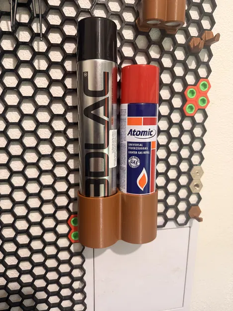 Giá treo bình xịt 3DLACK và bình gas cho bảng HSW - Image 1