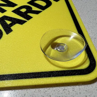 Vecna On Board! - Bảng hiệu trang trí xe hơi chủ đề Stranger Things