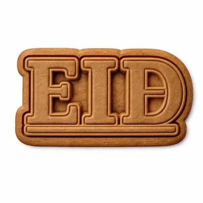 Khuôn cắt bánh quy Eid STL | Con dấu Fondant Eid Mubarak | Tệp in 3D làm bánh