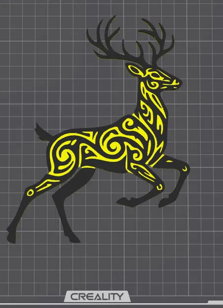 Mô hình con nai (Deer) trang trí nghệ thuật in 3D đẹp mắt - Image 6