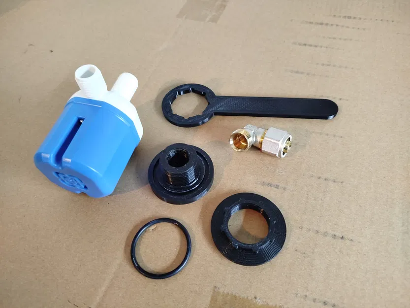 Khớp nối vách ngăn cho bình chứa nước hốc bánh xe - Image 2