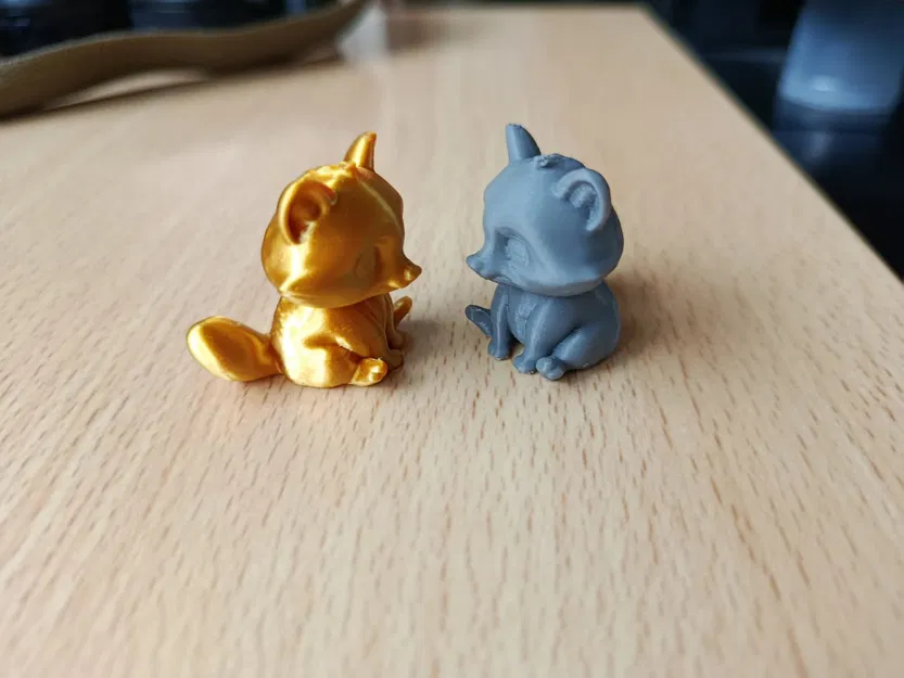 Mô hình 3D chú gấu mèo nhỏ (Tiny Cute Racoon) dễ thương - Image 2