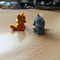 Mô hình 3D chú gấu mèo nhỏ (Tiny Cute Racoon) dễ thương - Thumbnail 3