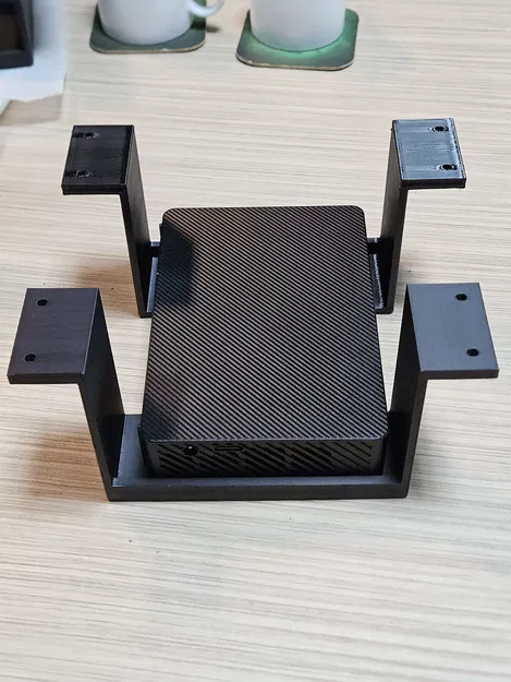 Giá đỡ ổ cứng 3.5" gắn dưới bàn - Thiết kế 2 mảnh, tùy chỉnh khoảng cách, không cần support - Image 3