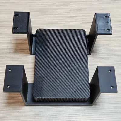 Giá đỡ ổ cứng 3.5" gắn dưới bàn - Thiết kế 2 mảnh, tùy chỉnh khoảng cách, không cần support