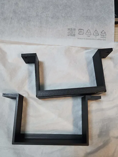 Giá đỡ ổ cứng 3.5" gắn dưới bàn - Thiết kế 2 mảnh, tùy chỉnh khoảng cách, không cần support - Image 6