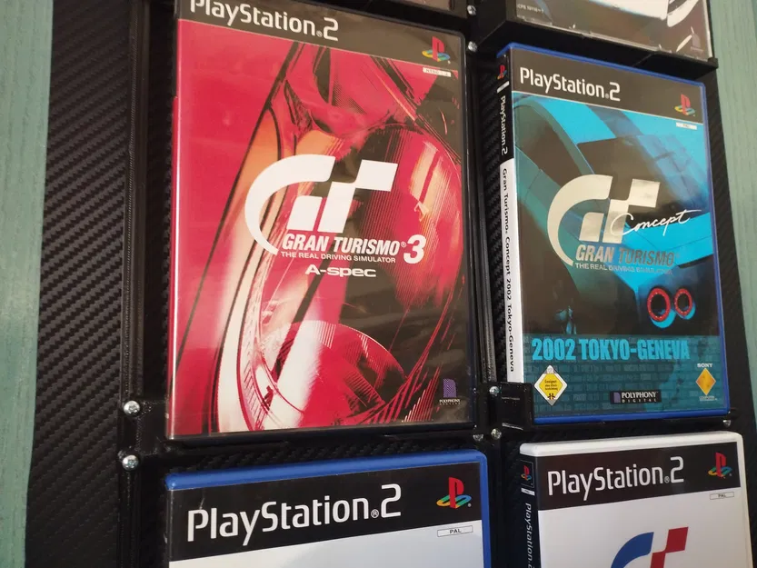 Giá treo tường dạng module cho hộp đĩa PlayStation (CD/DVD/Bluray/Steelbook) - Image 1