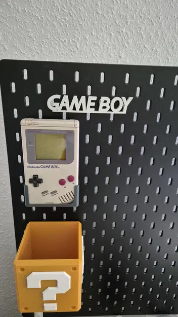 Logo GAME BOY trang trí cho bảng IKEA Skadis độc đáo - Image 1