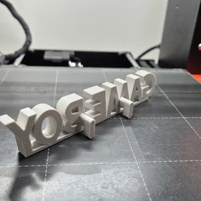 Logo GAME BOY trang trí cho bảng IKEA Skadis độc đáo