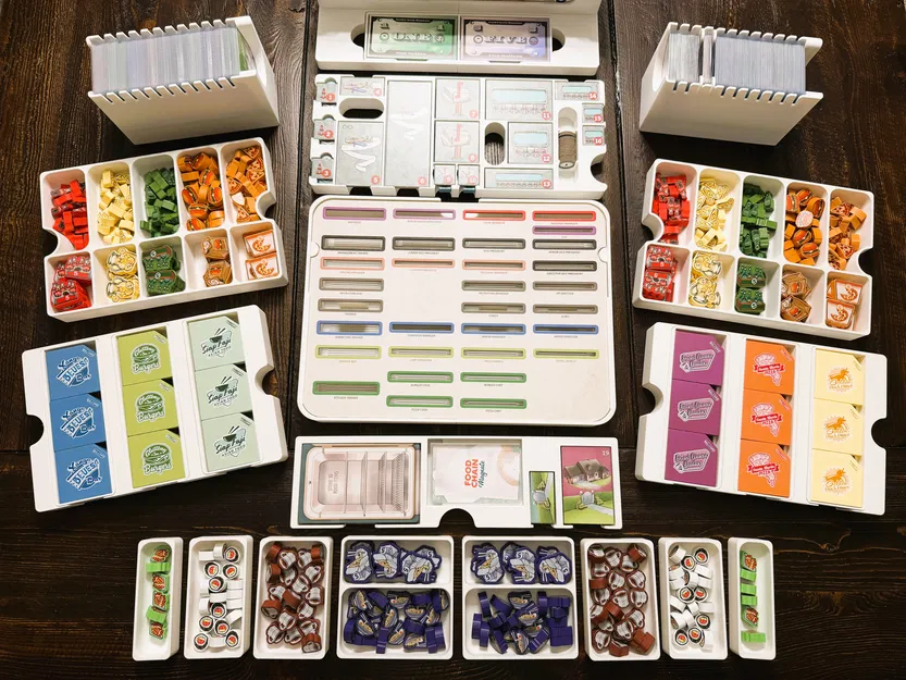 Khay Đựng / Organizer cho Food Chain Magnate Deluxe Edition - Image 1