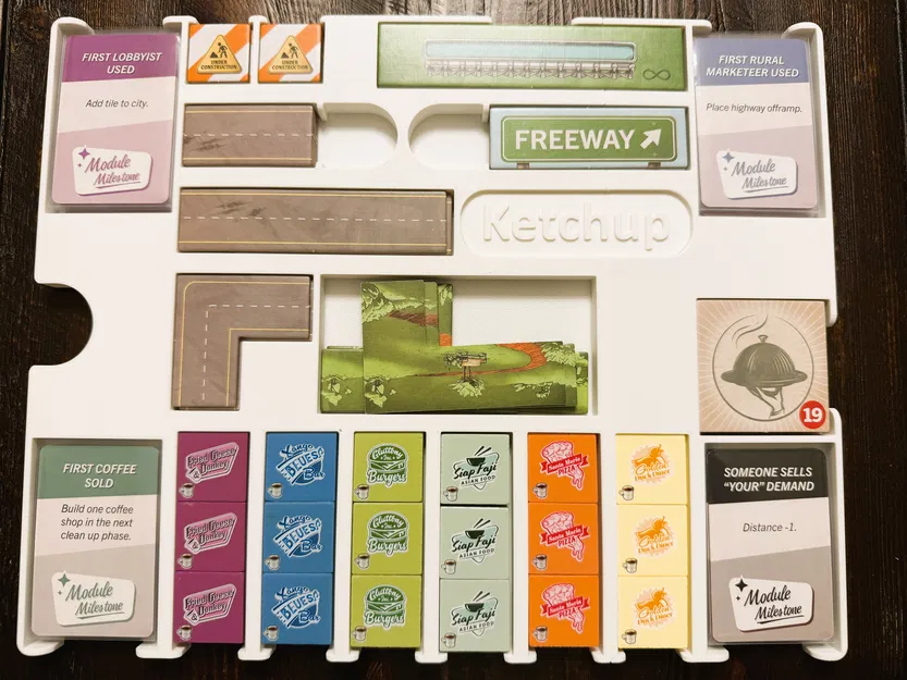 Khay Đựng / Organizer cho Food Chain Magnate Deluxe Edition - Image 2