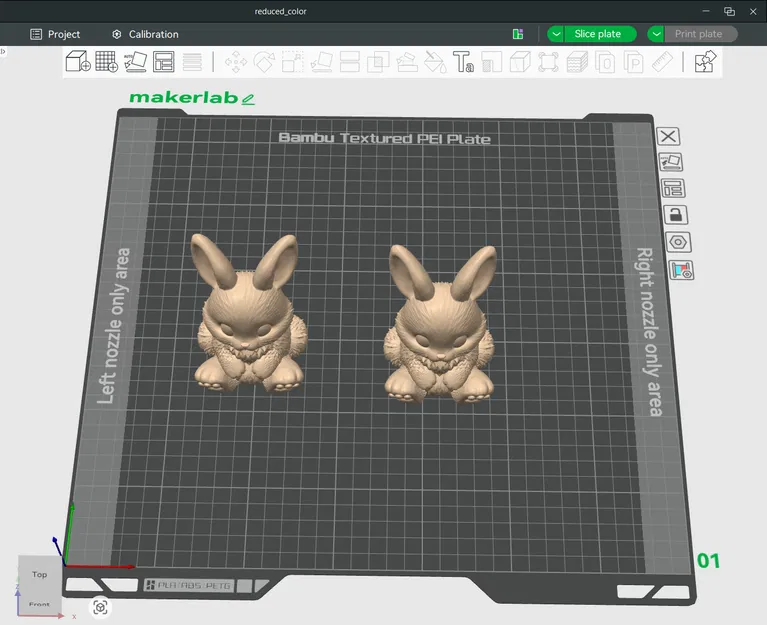 Tượng Chú Thỏ Trừu Tượng | Decor Hiện Đại | File 3D STL | Nghệ Thuật Tối Giản - Image 1