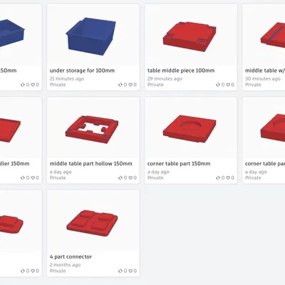 Bàn in 3D hoàn chỉnh