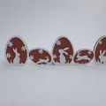 Mô hình trang trí hình chú thỏ và trứng Phục sinh 3D ấn tượng - Thumbnail 3
