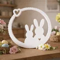 Mô hình trang trí chú thỏ Phục sinh 3D xinh xắn cho không gian nhà - Thumbnail 1