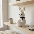 Giá Đỡ Trứng Phục Sinh Hình Chú Thỏ Có Kết Cấu Đan Len - Thumbnail 1