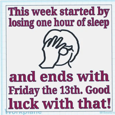 Bảng trang trí để bàn This Week Sign hài hước (File in 3D)