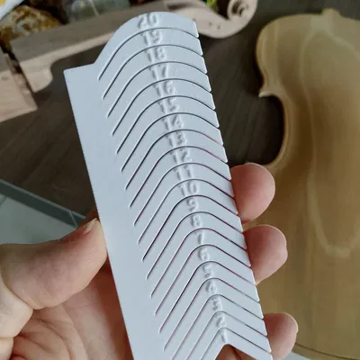 Thước đo bán kính (bo góc) trong và ngoài 1-20mm