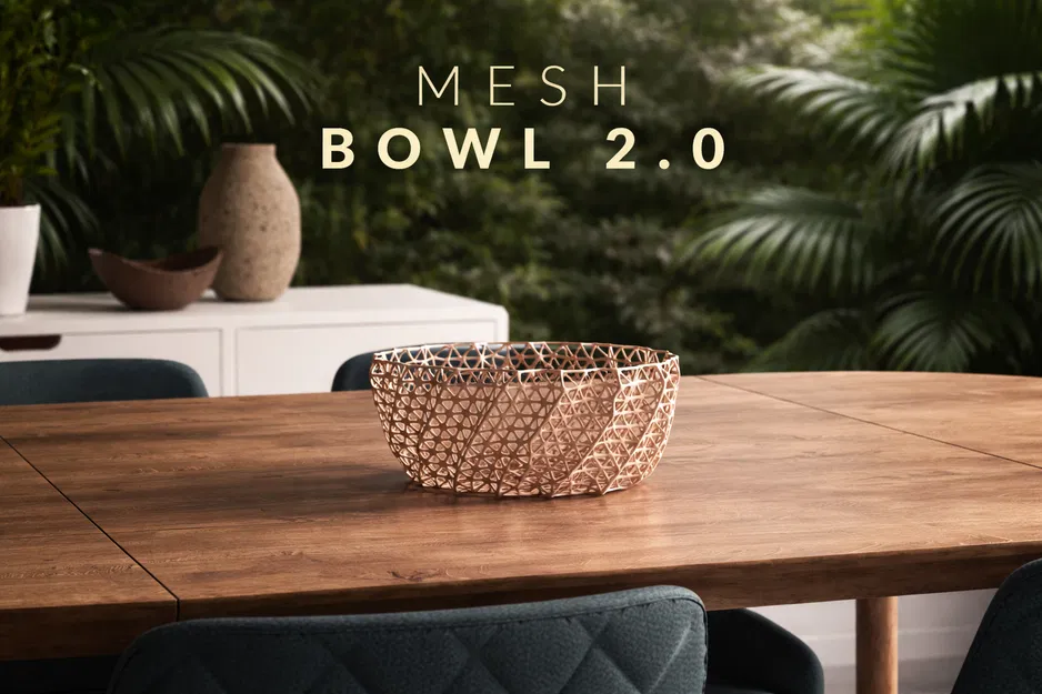Mesh Bowl 2.0 - Tô lưới trang trí hiện đại cho mọi không gian - Image 1