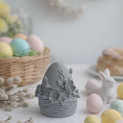 Mẫu Trứng Phục Sinh 3D Trang Trí Mùa Xuân (Easter Egg)