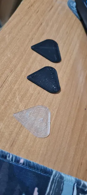 Tự in phím gảy đàn Guitar (Guitar Pick) 1mm bằng công nghệ 3D - Image 2