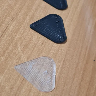 Tự in phím gảy đàn Guitar (Guitar Pick) 1mm bằng công nghệ 3D