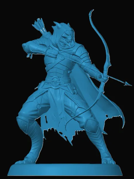 Mô hình 3D Yuan-ti Ranger cực chất cho game nhập vai - Image 1