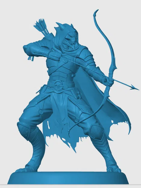 Mô hình 3D Yuan-ti Ranger cực chất cho game nhập vai - Image 3